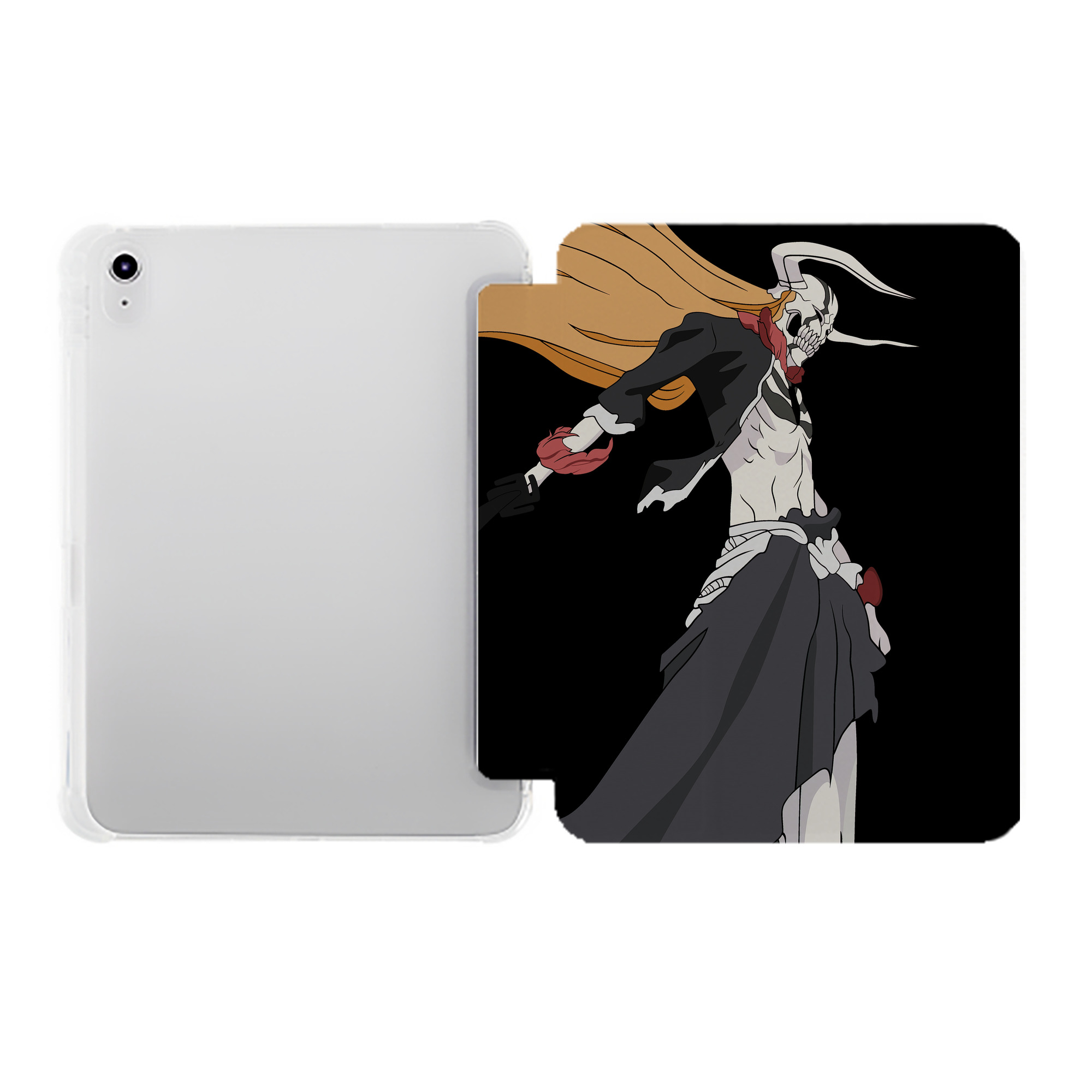 （画像用） ブリーチ BLEACH IPad ケース ペン収納付き 三つ折りスタンド PUレザー×シリコン 対応機種9.5/10.5/10.9インチ
